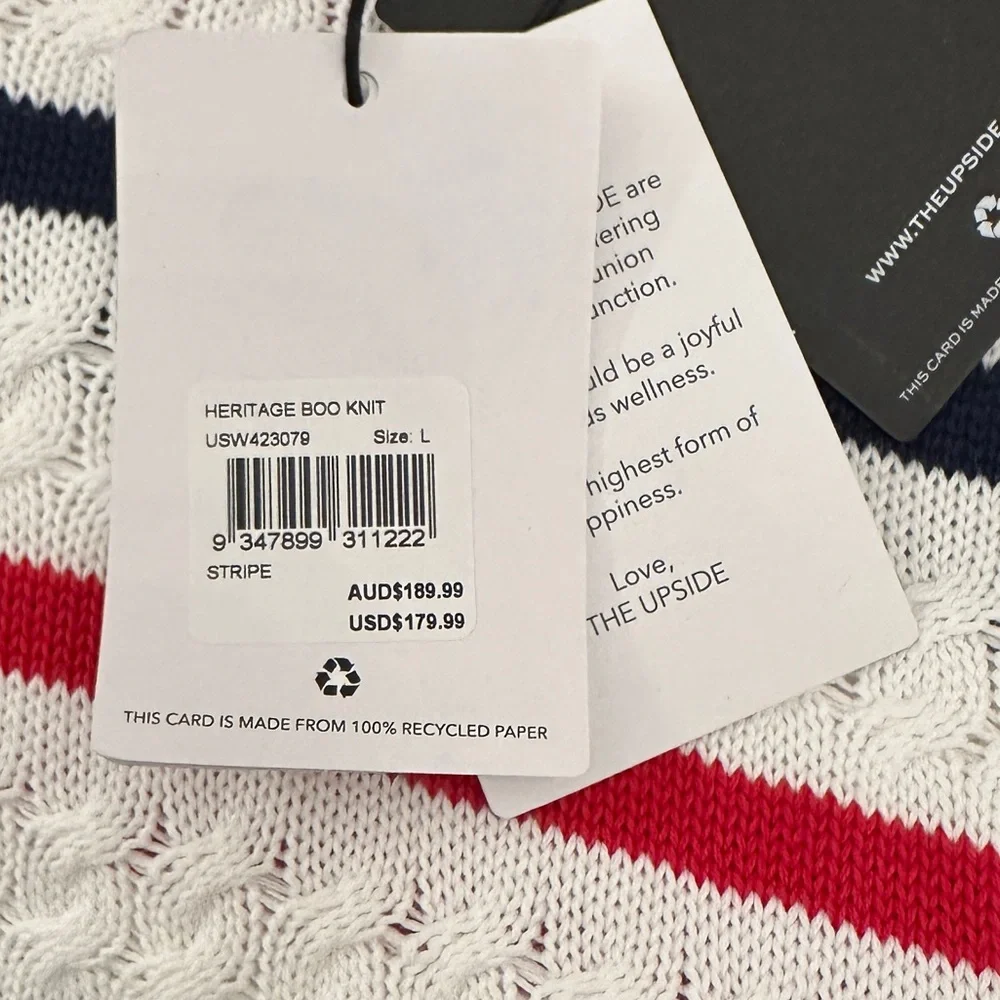 THE UPSIDE Heritage Boo Knit NWT - Picture 14 of 14